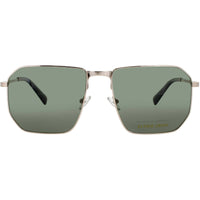 Elton John Unisex Sunglasses - Geometric Gold Metal Full Rim Frame | HERCULES 5 GLD ,