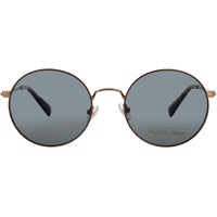 Elton John Unisex Sunglasses - Round Bronze Metal Full Rim Frame | MALIBU 3 BRZSY ,