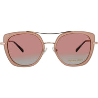 Elton John Women's Sunglasses - Navigator Crystal Pink Frame | BOMBSHELL 2 BGEBR ,