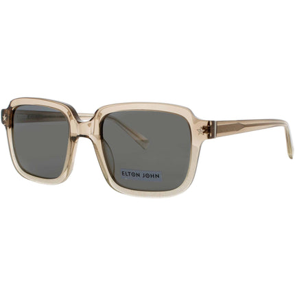 Elton John Women's Sunglasses - Square Beige Acetate Full Rim Frame | CLOUD9-2 BGEGL ,