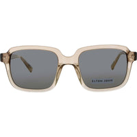 Elton John Women's Sunglasses - Square Beige Acetate Full Rim Frame | CLOUD9-2 BGEGL ,