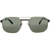 Elton John Women's Sunglasses - Navigator Gold Metal Full Rim Frame | DODGER 1 GLD ,