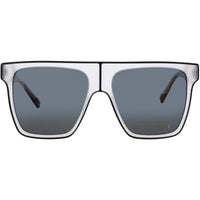 Elton John Women's Sunglasses - Square Matte Crystal Acetate Frame | GOLIATH 2 MTCRY ,