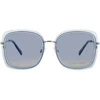 Elton John Women's Sunglasses - Blue Metal/Acetate Full Rim Frame | HOLLYWOOD GLSKY ,