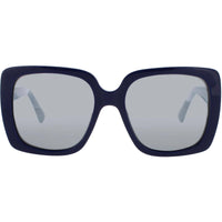 Elton John Women's Sunglasses - Butterfly Navy Acetate Frame | SUPERSTAR 3 NVYGR ,