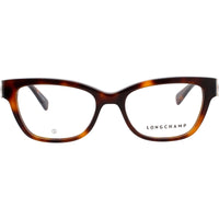 Longchamp Women's Eyeglasses - Havana Acetate Square Full Rim Frame | LO2713 230 ,