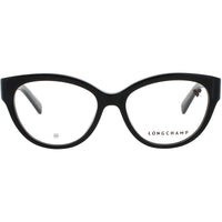 Longchamp Women's Eyeglasses - Black Acetate Cat Eye Full Rim Frame | LO2728 001 ,