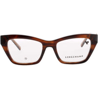 Longchamp Women's Eyeglasses - Brown Horn Acetate Butterfly Shape Frame | LO2762 238 ,