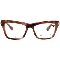 Longchamp Women's Eyeglasses - Rose Havana Acetate Butterfly Frame | LO2766 690 ,