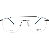Modo Unisex Eyeglasses - Green/Black Metal Aviator Shape Rimless Frame | 4612 GRN00 ,