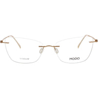 Modo Women's Eyeglasses - Rose Gold Metal Butterfly Rimless Frame | 4629 RGOLD ,