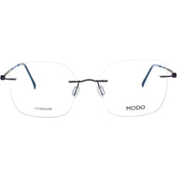 Modo Women's Eyeglasses - Purple Metal Geometric Shape Rimless Frame | 4634 PUR00 ,