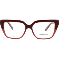 Salvatore Ferragamo Women's Eyeglasses - Burgundy Acetate Square Frame | SF2971 601 ,