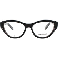 Salvatore Ferragamo Women's Eyeglasses - Tortoise Black Cat Eye Frame | SF3011 004 ,