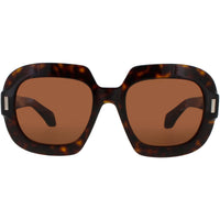Salvatore Ferragamo Women's Sunglasses - Tortoise Brown Acetate Frame | SF2068SE 242 ,