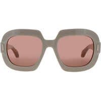 Salvatore Ferragamo Women's Sunglasses - Beige Acetate Square Frame | SF2068SE 259 ,