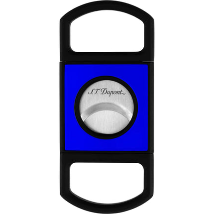 S.T. Dupont Cigar Cutter - Fluo Guillotine Double-Blade Neon Blue Finish | 003316B ,