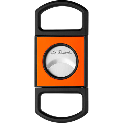 S.T. Dupont Cigar Cutter - Fluo Guillotine Double-Blade Neon Orange Finish | 003319O ,