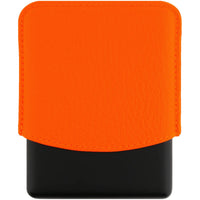 S.T. Dupont Cigarette Case - Fluo Neon Orange Leather and Matte Black Metal | 183114 ,