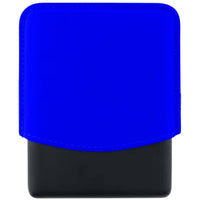 S.T. Dupont Cigarette Case - Fluo Neon Blue Leather and Matte Black Metal | 183116 ,