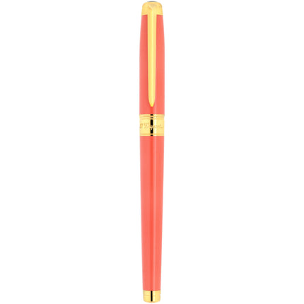 S.T. Dupont Fountain Pen - Line D Eternity Coral and Gold, Medium | 420018M ,