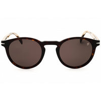 David Beckham Men's Sunglasses - Havana Full Rim Round Shape Frame | DB 1036/S 086/IR ,