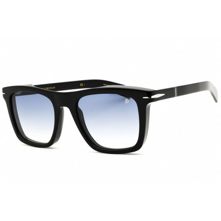 David Beckham Men's Sunglasses - Black/Silver Rectangular Frame | DB 7000/S 0BSC 08 ,