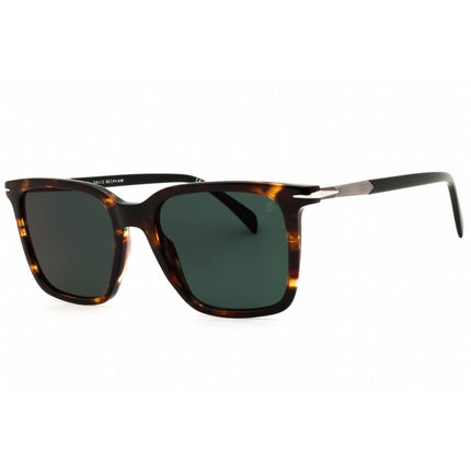 David Beckham Men's Sunglasses - Brown Horn Rectangular Frame | DB 1130/S 0EX4 MT ,
