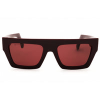 Etro Unisex Sunglasses - Rectangular Shape Burgundy Plastic Frame | 0049/G/S 0LHF U1 ,