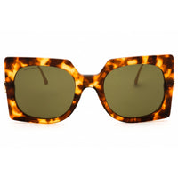 Etro Women's Sunglasses - Yellow Havana Full Rim Oversized Frame | 0026/S 0EPZ QT ,