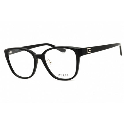 Guess Women's Eyeglasses - Rectangular Shape Shiny Black Acetate Frame | GU2992-D 001 ,