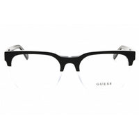 Guess Men's Eyeglasses - Rectangular Shape Black/Clear Acetate Frame | GU50094 005 ,