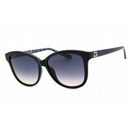 Guess Women's Sunglasses - Shiny Black Injected Propionate Oval Frame | GU7920 01B ,