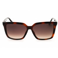 Guess Women's Sunglasses - Rectangular Shape Dark Havana Full Rim Frame | GU00099 52F ,