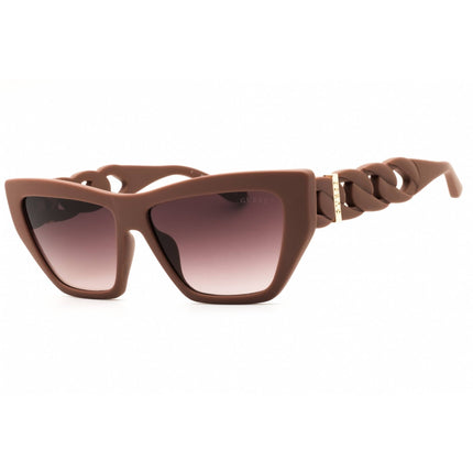 Guess Women's Sunglasses - Cat Eye Shape Matte Beige Full Rim Frame | GU00111 58F ,