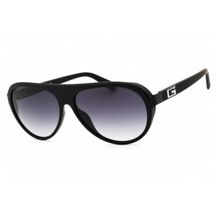 Guess Men's Sunglasses - Oval Matte Black Injected Propionate Frame | GU00125 02B ,