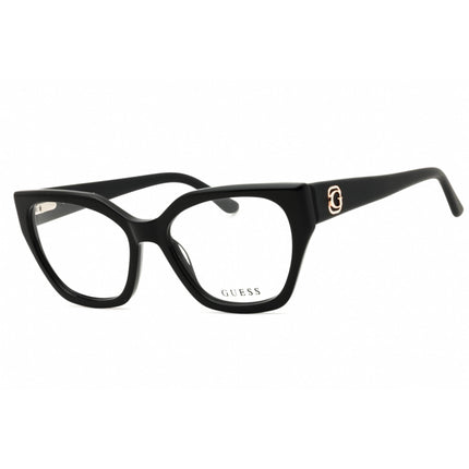 Guess Women's Eyeglasses - Cat Eye Shape Black Acetate Full Rim Frame | GU50112 001 ,