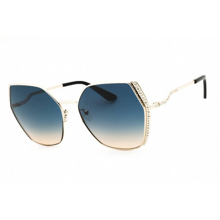 Guess Women's Sunglasses - Gold Metal Full Rim Oversized Shape Frame | GU7843-S 33W ,
