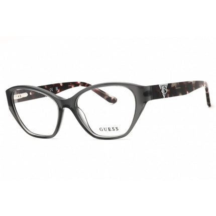 Guess Women's Eyeglasses - Cat Eye Grey/Brown Acetate Full Rim Frame | GU50162 020 ,
