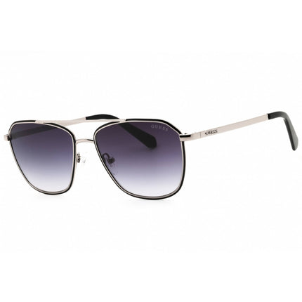 Guess Men's Sunglasses - Aviator Shape Black Metal Full Rim Frame | GU00147 05B ,