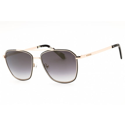 Guess Men's Sunglasses - Aviator Shape Gold Metal Full Rim Frame | GU00147 33C ,