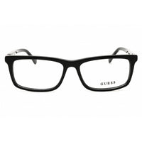 Guess Men's Eyeglasses - Rectangular Shape Shiny Black Acetate Frame | GU50190 001 ,