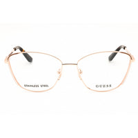 Guess Women's Eyeglasses - Shiny Rose Gold Metal Full Rim Frame, 54mm | GU50224 028 ,