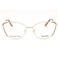 Guess Women's Eyeglasses - Cat Eye Shape Beige Full Rim Frame, 54mm | GU50224 059 ,