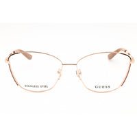 Guess Women's Eyeglasses - Cat Eye Beige/Brown Full Rim Frame, 56mm | GU50224 059 ,