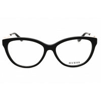 Guess Women's Eyeglasses - Cat Eye Shiny Black Acetate Full Rim Frame | GU50230 001 ,