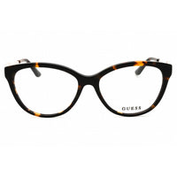 Guess Women's Eyeglasses - Dark Havana Acetate Full Rim Cat Eye Frame | GU50230 052 ,