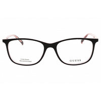 Guess Women's Eyeglasses - Rectangular Shape Black/Pink Full Rim Frame | GU3004 005 ,