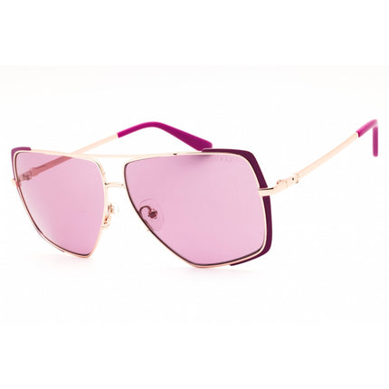 Guess Women's Sunglasses - Oversized Matte Violet Metal Full Rim Frame | GU00220 82Y ,