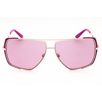 Guess Women's Sunglasses - Oversized Matte Violet Metal Full Rim Frame | GU00220 82Y ,